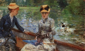 A Summers Day Berthe Morisot Ölgemälde